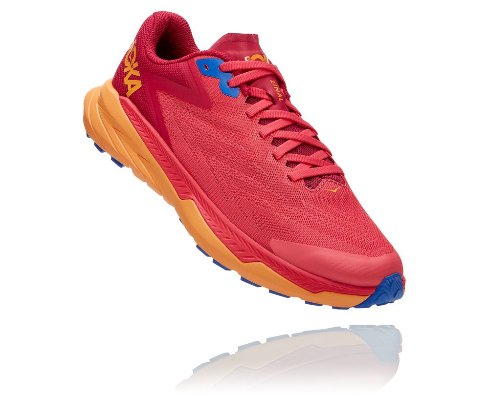 Hoka One One Zinal Terränglöparskor Dam Rosa/Orange - SE-1038769